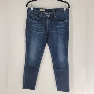 AG Adriano Goldschmied  Jeans Size 30 The Stevie Ankle Slim Straight Leg